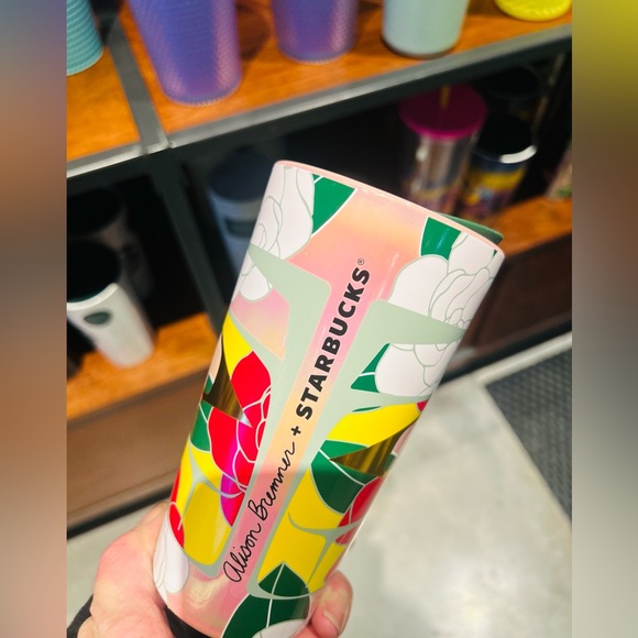 Starbucks Artist Alison Bremmer Ceramic Cup Abstract Floral Hot Tumbler New 2024 - Picture 13 of 13